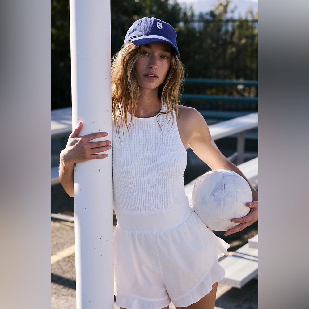 Free People Breathless Shortshie in White - Picture 2 of 7